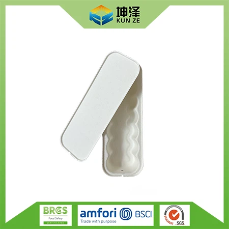 Bagasse Hot Dog Box