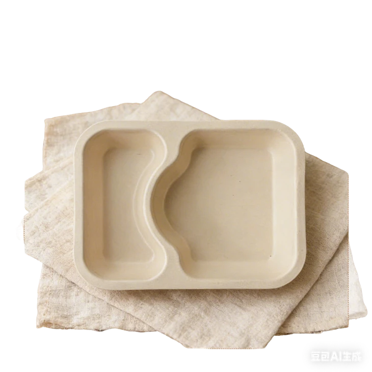2 Compartment Meal Tray